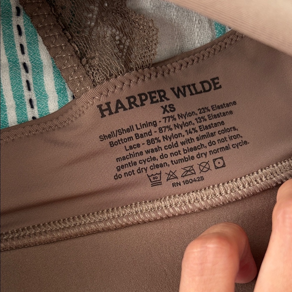 Harper Wilde Bliss Lace Triangle Bralette - Picture 9 of 9